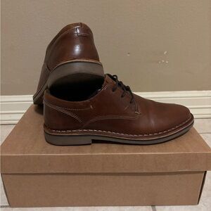 Classic Brown Leather Men's Shoes